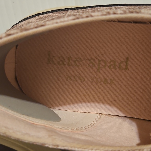 Kate Spade Womens Kaia Spade Flower Coated Canvas Sneakers Light Pink - Picture 5 of 7